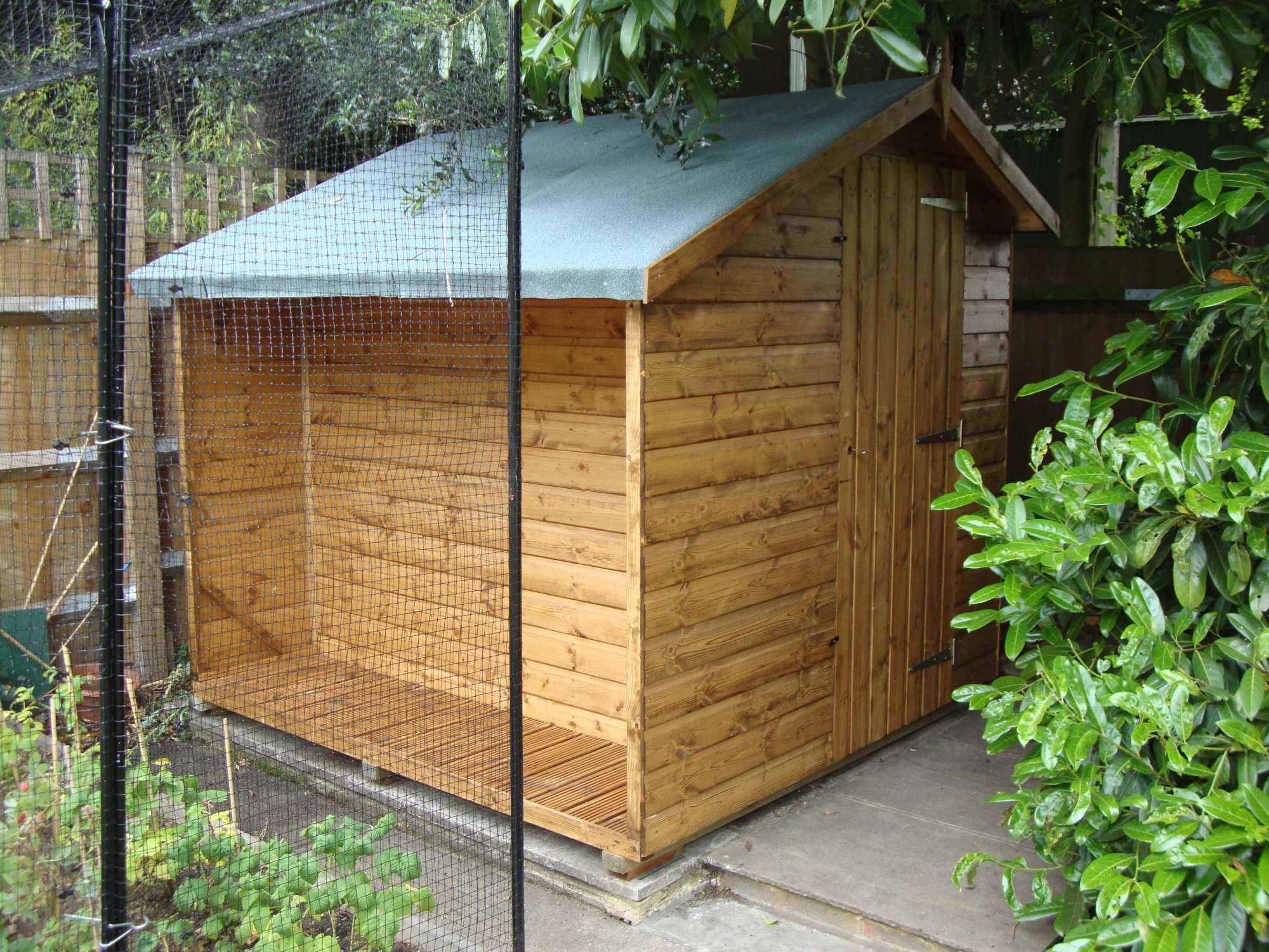 garden shed 7x7 pent shed pressure treated tongue and